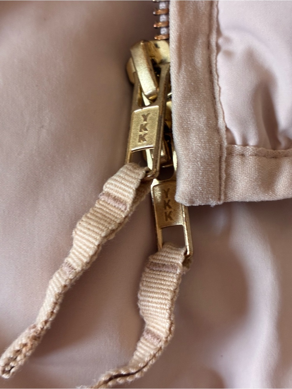 J .Crew Quilted Sleeveless Puffer Vest in Beige women medium - Picture 8 of 9
